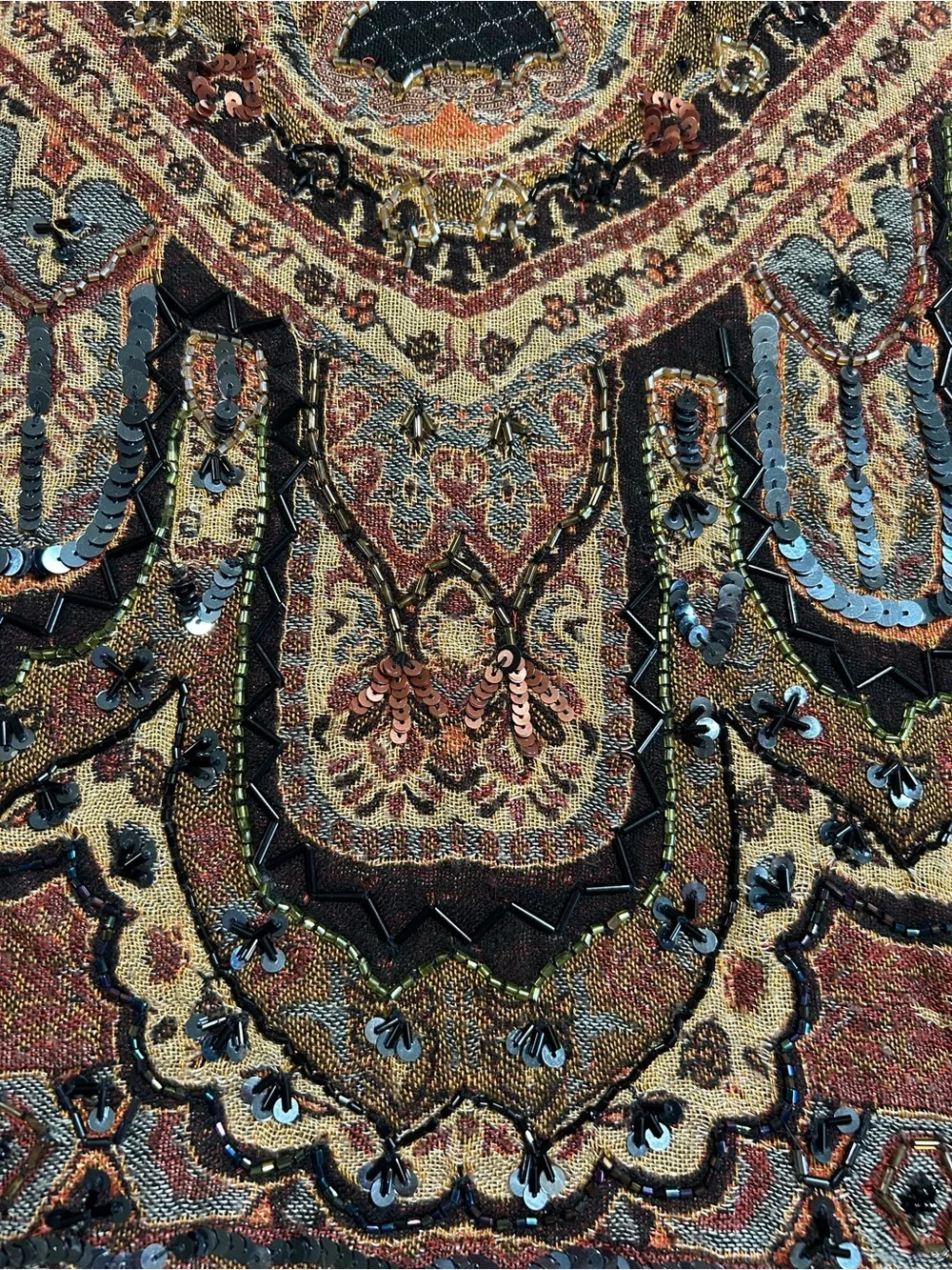 N/A beaded paisley